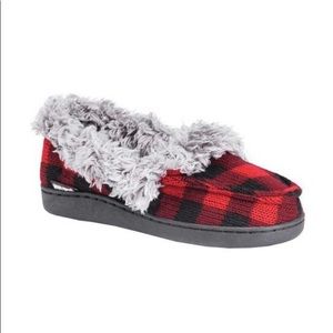 Muk Luk Buffalo Check Slippers
